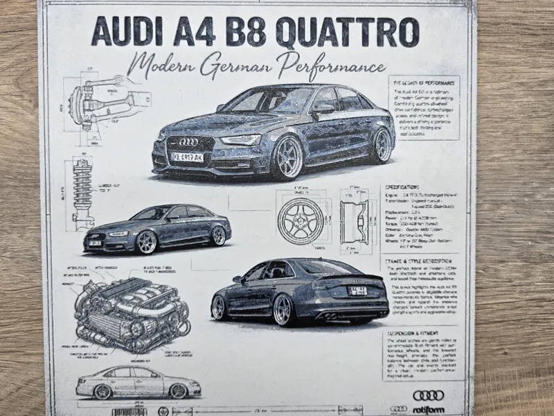 Audi A4 B8 Quattro - Hueforge