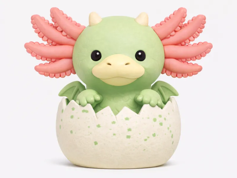 Dino Axolotl Hachi