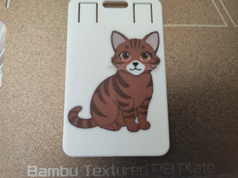 Porta Badge gatto europeo