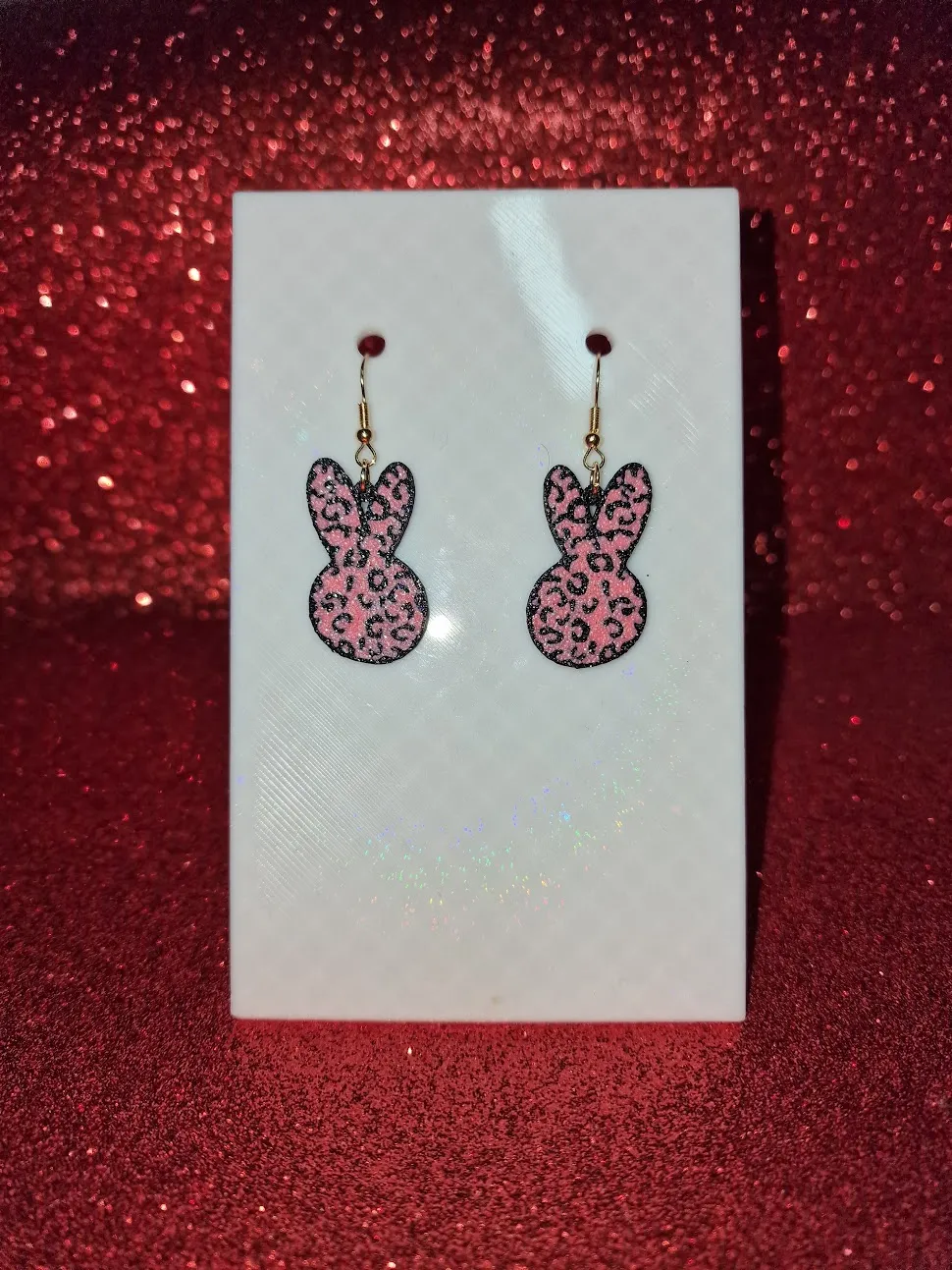 Fashion rabbit earrings view 2