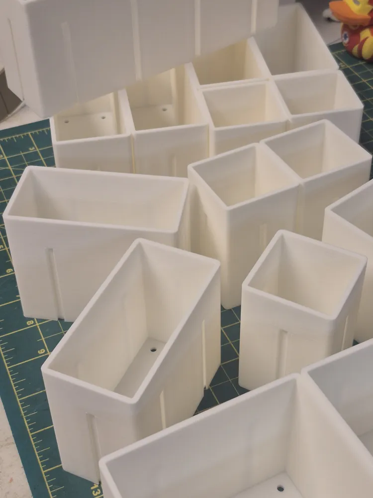 Modular Wall Display Boxes. 5cm to 25cm. Easy. - Free 3D Print Model ...