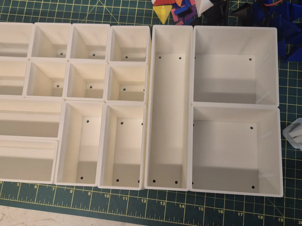 Modular Wall Display Boxes. 5cm to 25cm. Easy. - Free 3D Print Model ...