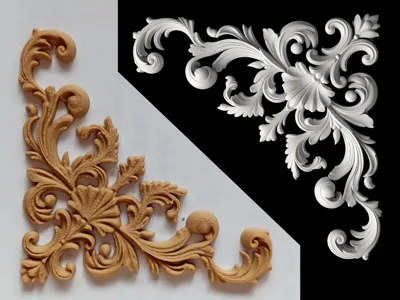 corner decorative frieze