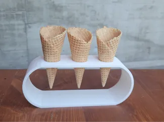 Eishalterung für Eiswaffeln