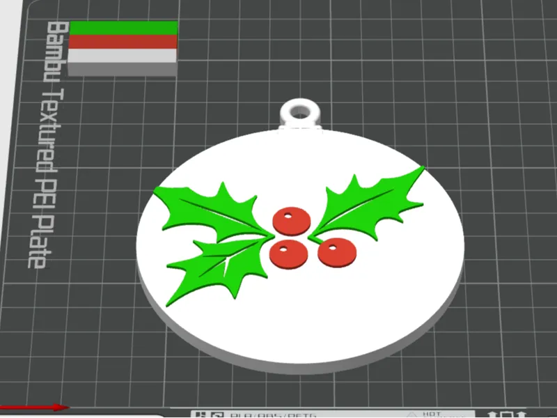 mistletoe ornament