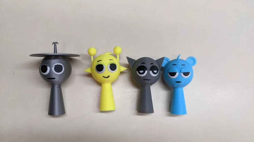 Sprunki Modle Sprunki pack 1 by CabbSeven MakerWorld: Download Free 3D Models