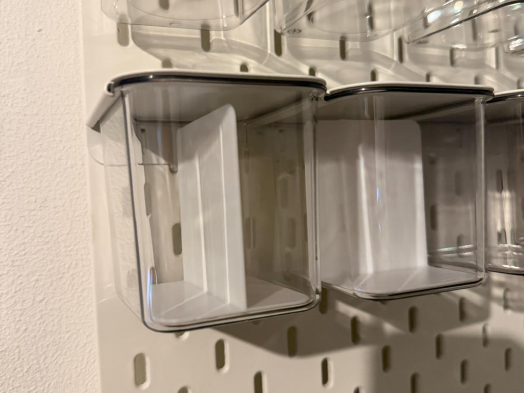 IKEA SKÅDIS Container Divider 2-Compartment Insert