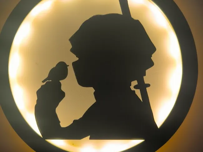 Lampe Silhouette Inoske Demon Slayer anime