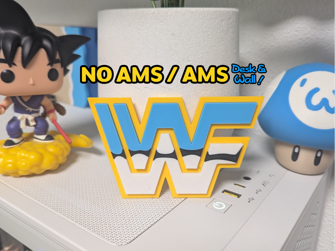 WWE Vintage WWF Logo (NO AMS/AMS)
