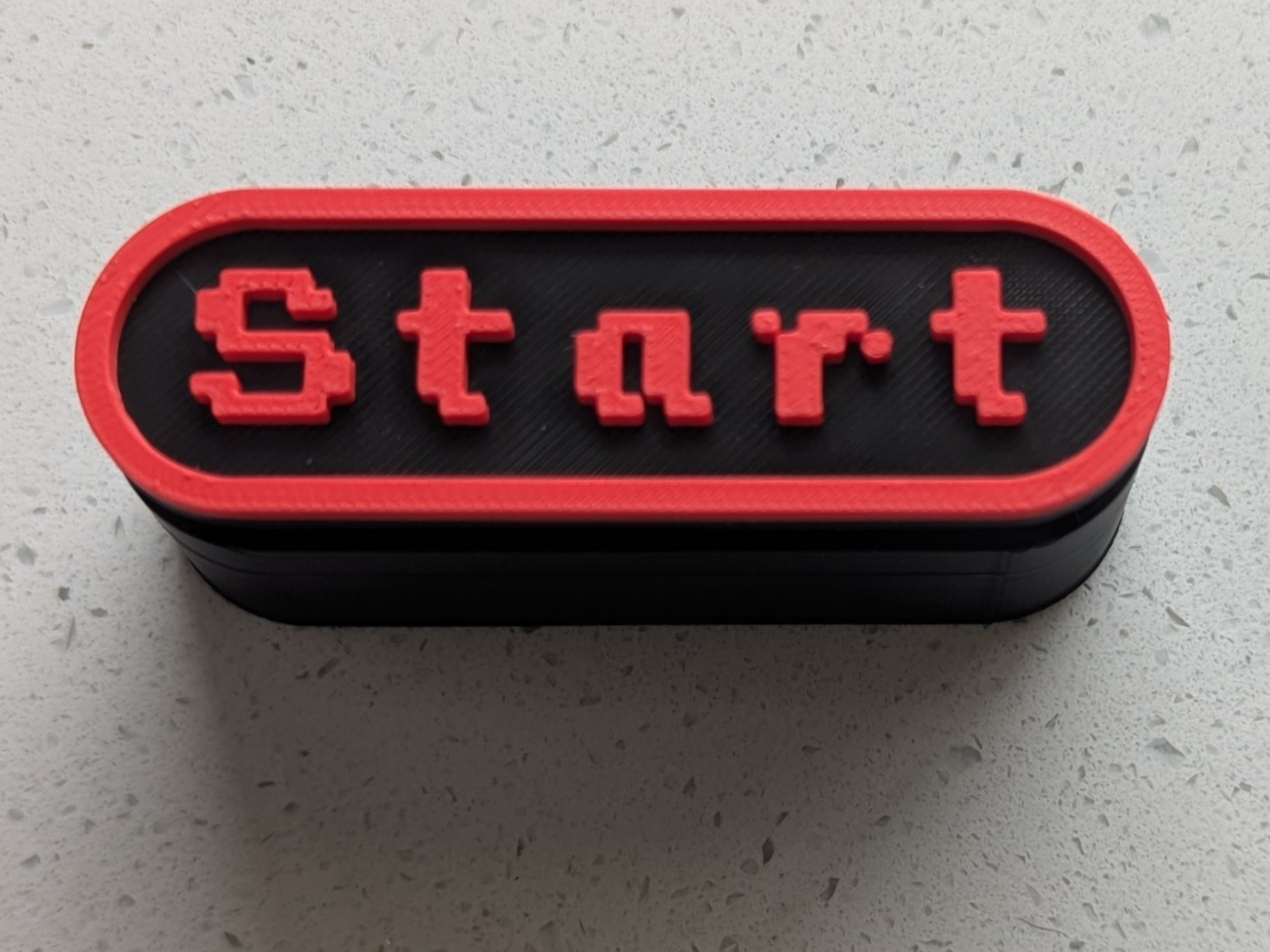 Retro Start Button Clicker Fidget