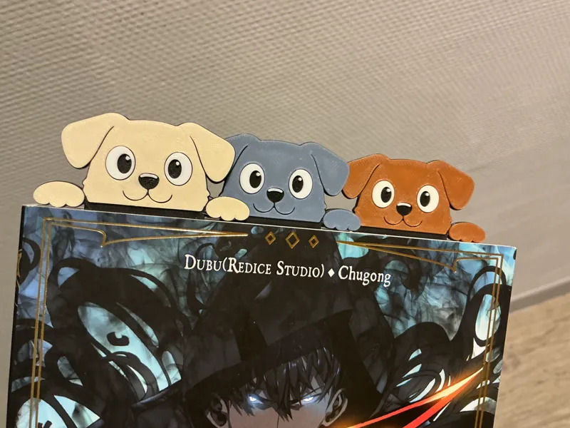 Marque page chien