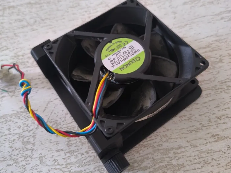 SUPPORT ORIENTABLE VENTILATEUR PC POUR BUREAU