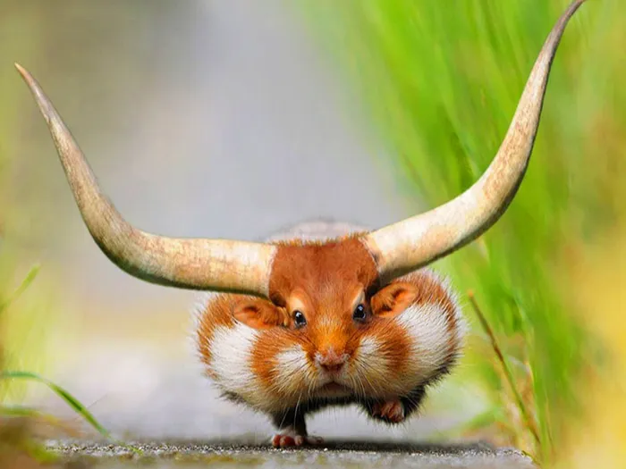 bull hamster animal