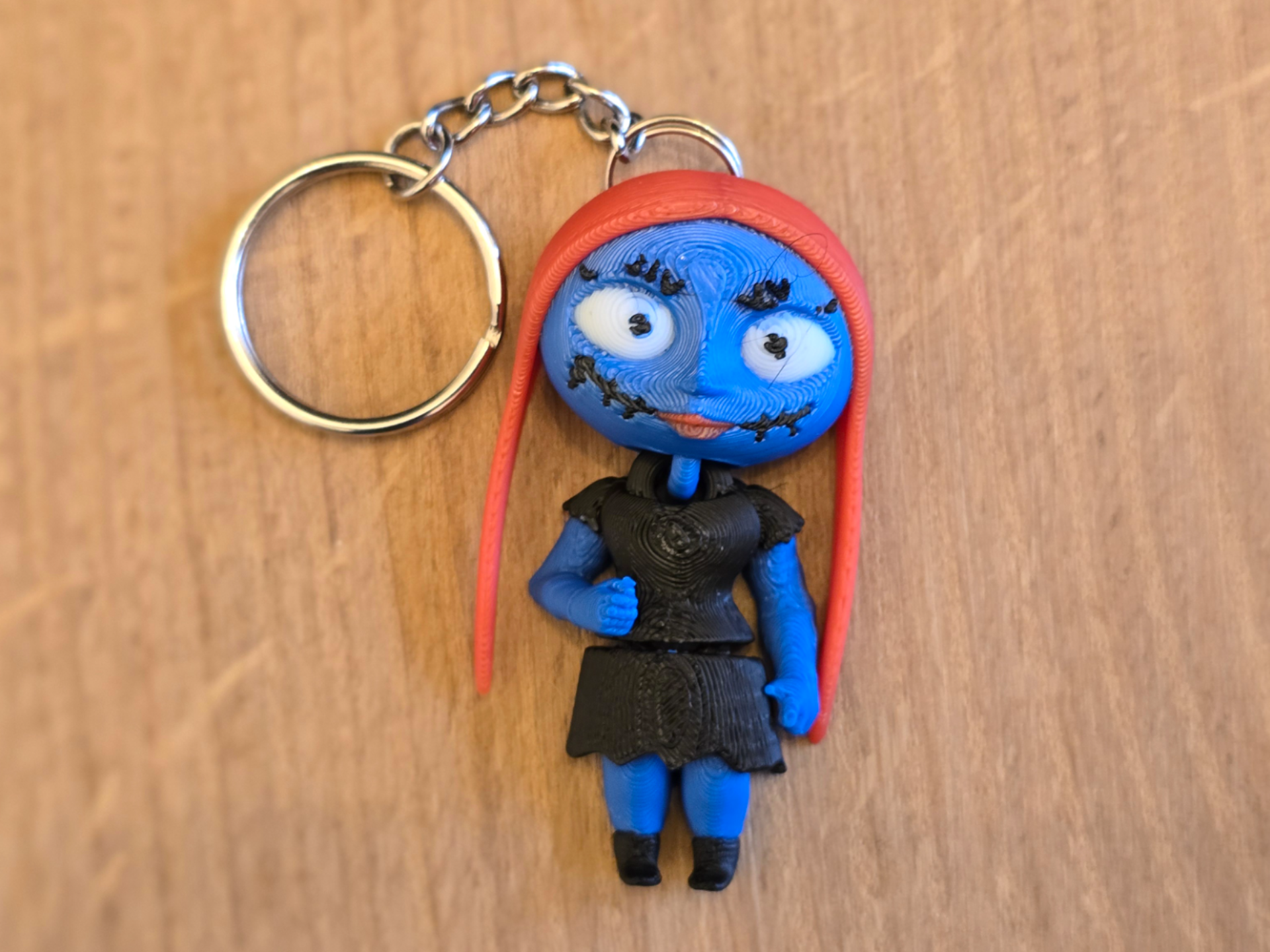 Halloween Sally flexi keychain 3D model