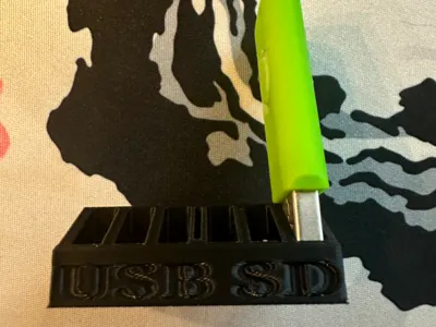 micro sd and usb skadis mount