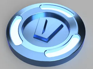 Fortnite V-Bucks Coin. Two colour, no AMS needed.