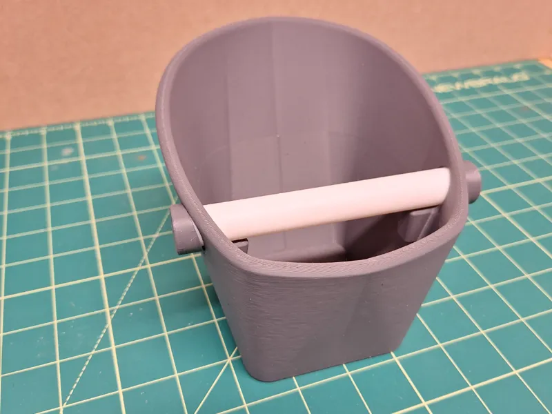 Espresso Knock Box With End Caps Remix