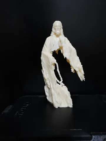 Figura decorativa: Sacred Silence – Modern Faith & Drapery Statue — vista de referencia 3