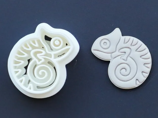 Chameleon Polymer Clay Cutter Earrings
