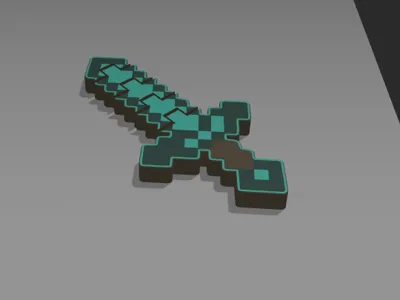 Minecraft Diamond Sword