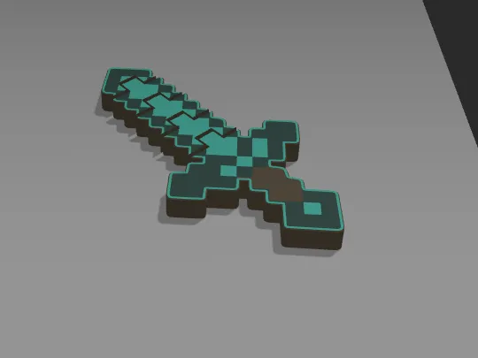 Minecraft Diamond Sword