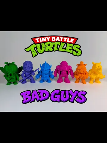 Pieza para disfraz o exhibición: Tiny Battle Turtles Bad Guys — vista de referencia 2