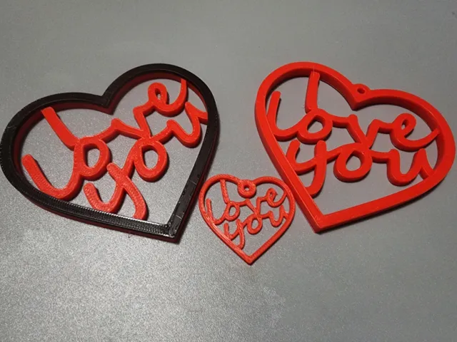 I Love You Heart | Earring version included