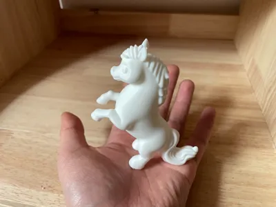 Leading Horse New Year's Greetings Model