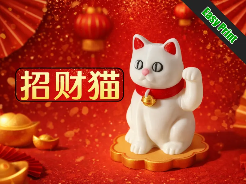 Lucky Fortune Cat (招财猫)