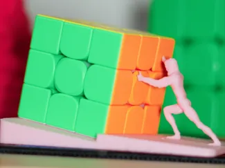 Sisyphus Rubik's Cube Stand