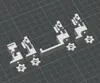 P2S bed clamps - 0.12 layer, 20 walls, no supports