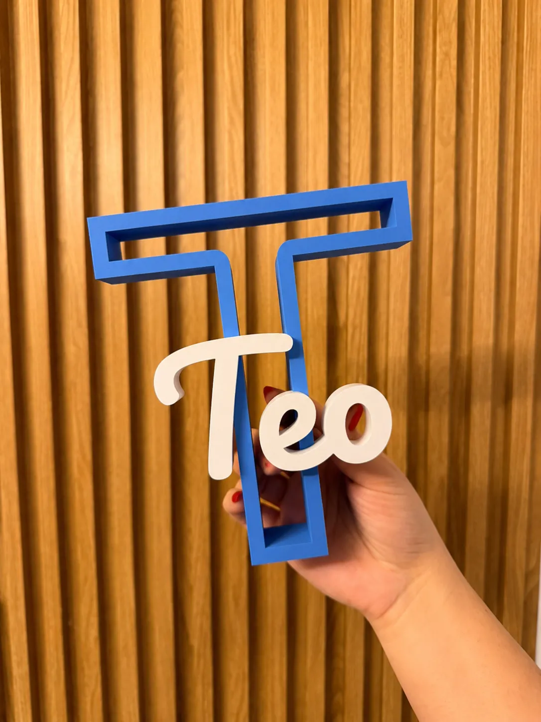 Personalized Initial & Name Sign | Customizable view 3