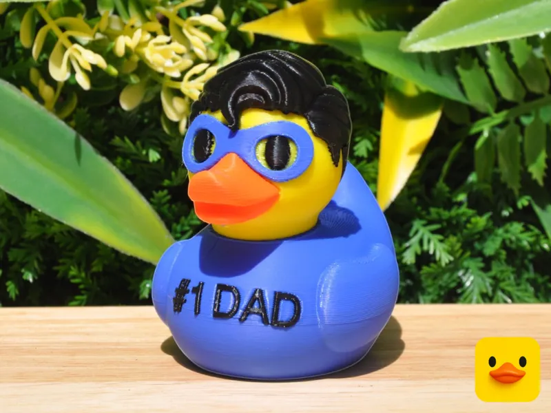 Superhero Dad Duck