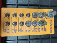 Bac Gridfinity pour douilles Torx NEIKO 13 pièces — photo 1