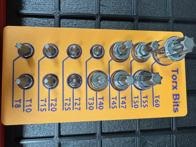 Gridfinity NEIKO 10071A 13-Piece Torx Bit Sockets