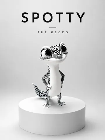 Letrero o emblema decorativo: Spotty the Gecko — vista de referencia 2