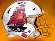 buccaneers 2d helmet chain charm