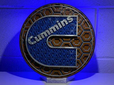 Cummins Diesel Dimensional Mosaic
