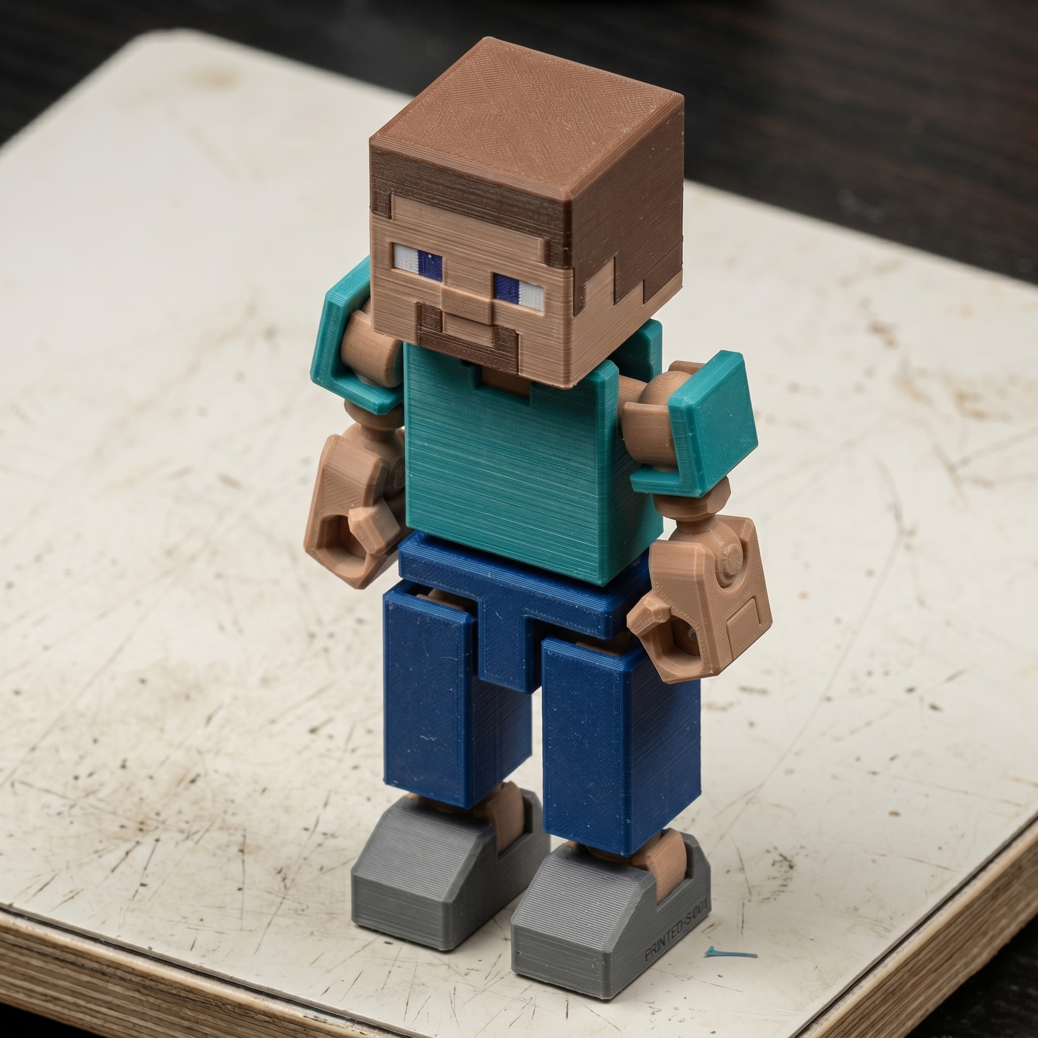 3D модель Minecraft Action Figures — 3D-друковані фігурки героїв та монстрів | Колекція Майнкрафт Львів — 3D друк Львів