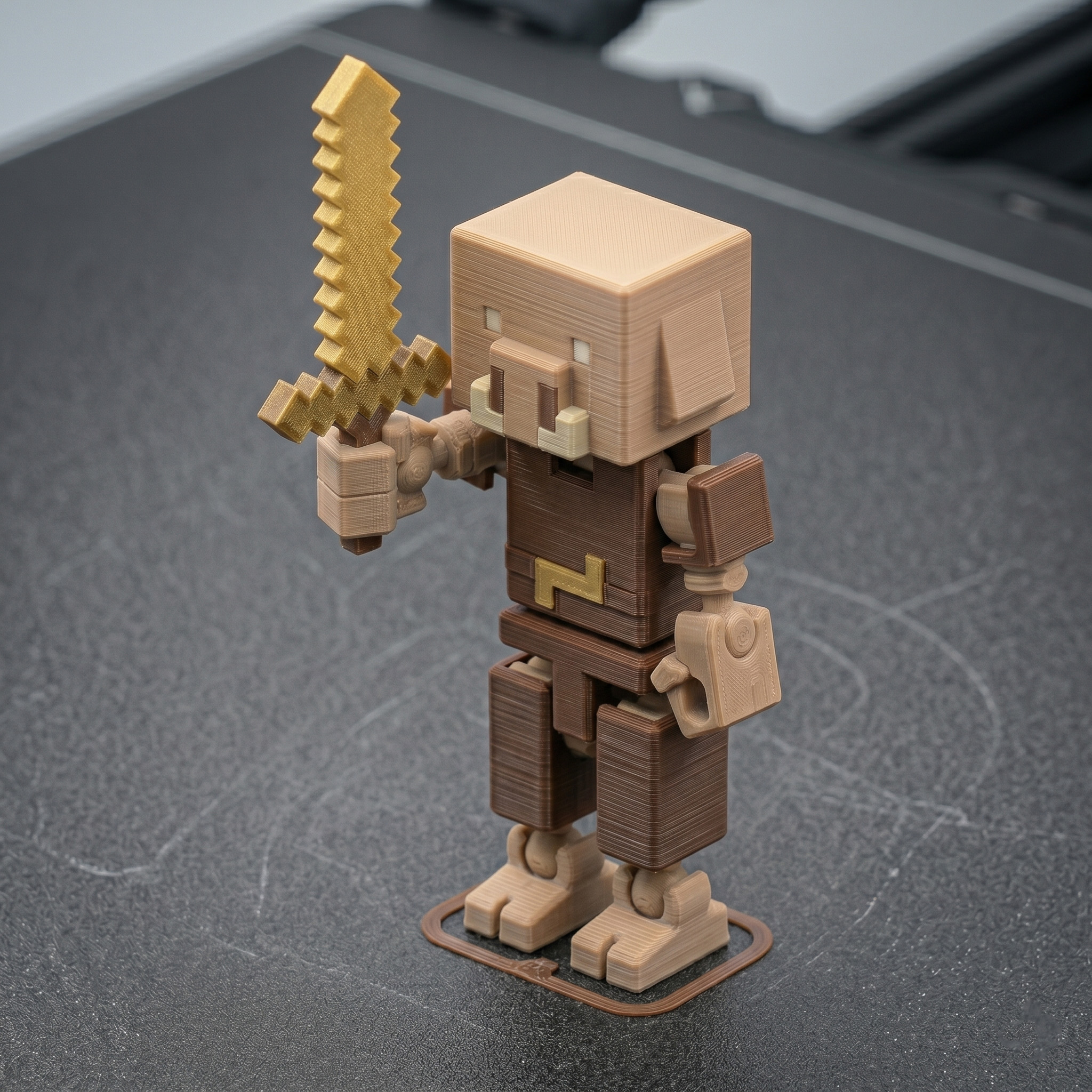 3D модель Minecraft Action Figures — 3D-друковані фігурки героїв та монстрів | Колекція Майнкрафт Львів — 3D друк Львів