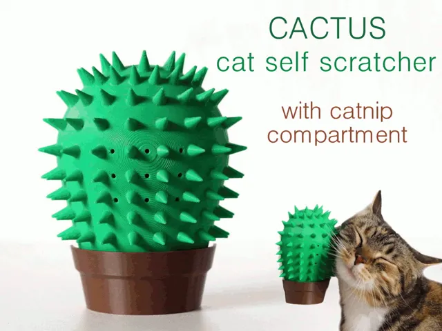 Cactus Cat Self Scratcher