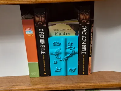 Cross and Crown of Thorns Book Nook