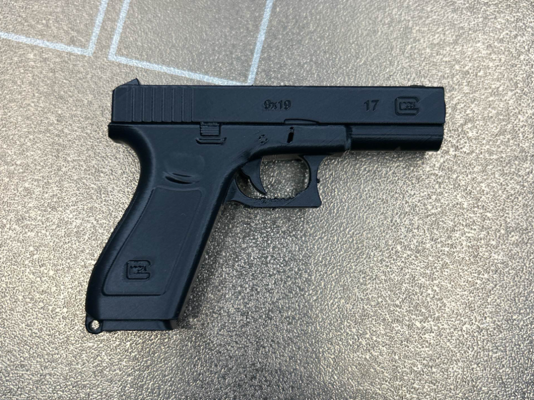 Glock 17 portachiavi fischietto