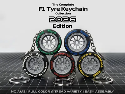 FORMULA 1 2026 Pirelli Tyre Keychain