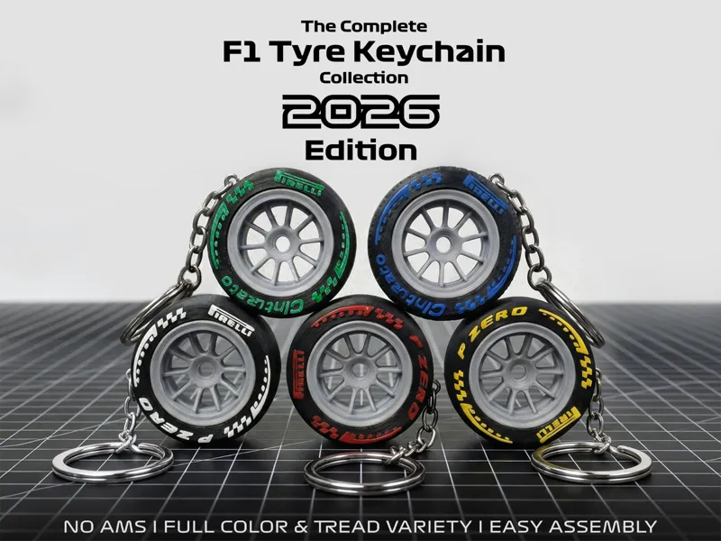 FORMULA 1 2026 Pirelli Tyre Keychain