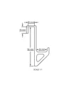 15 mm - Single Over Door Hook