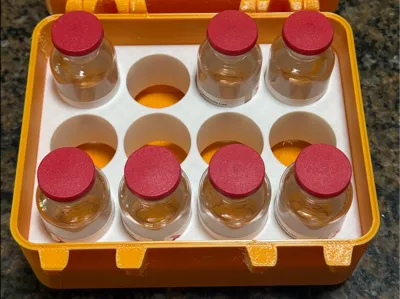 Lambda 12x 30ml Bacteriostatic Water Snaplock Case
