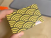 Porte-cartes minimaliste élastique — photo 1