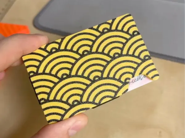 Porte-cartes minimaliste élastique