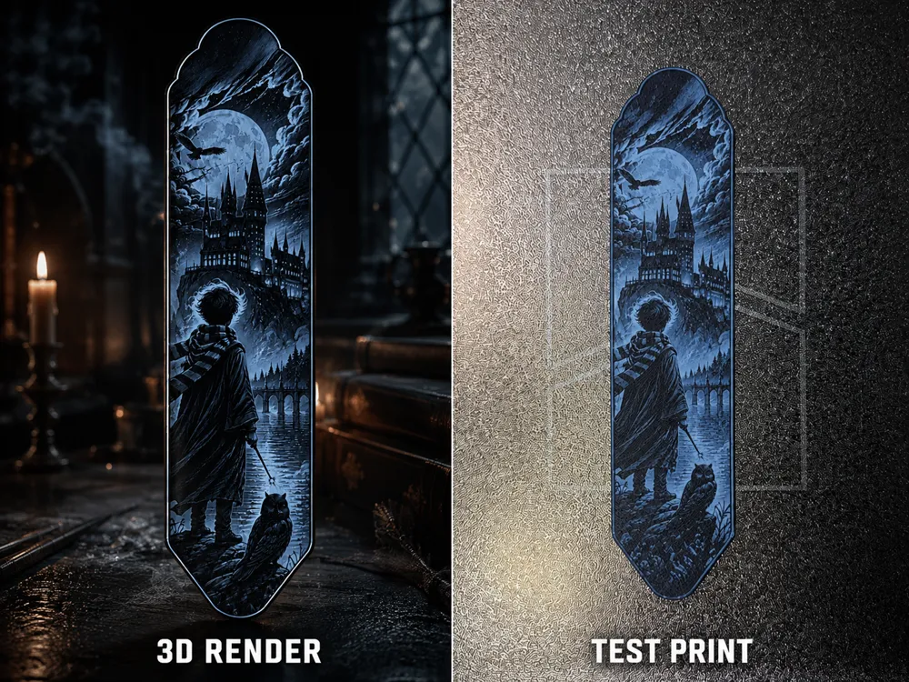 Accesorio de lectura: bookmark Harry Potter. Referencia del modelo original.